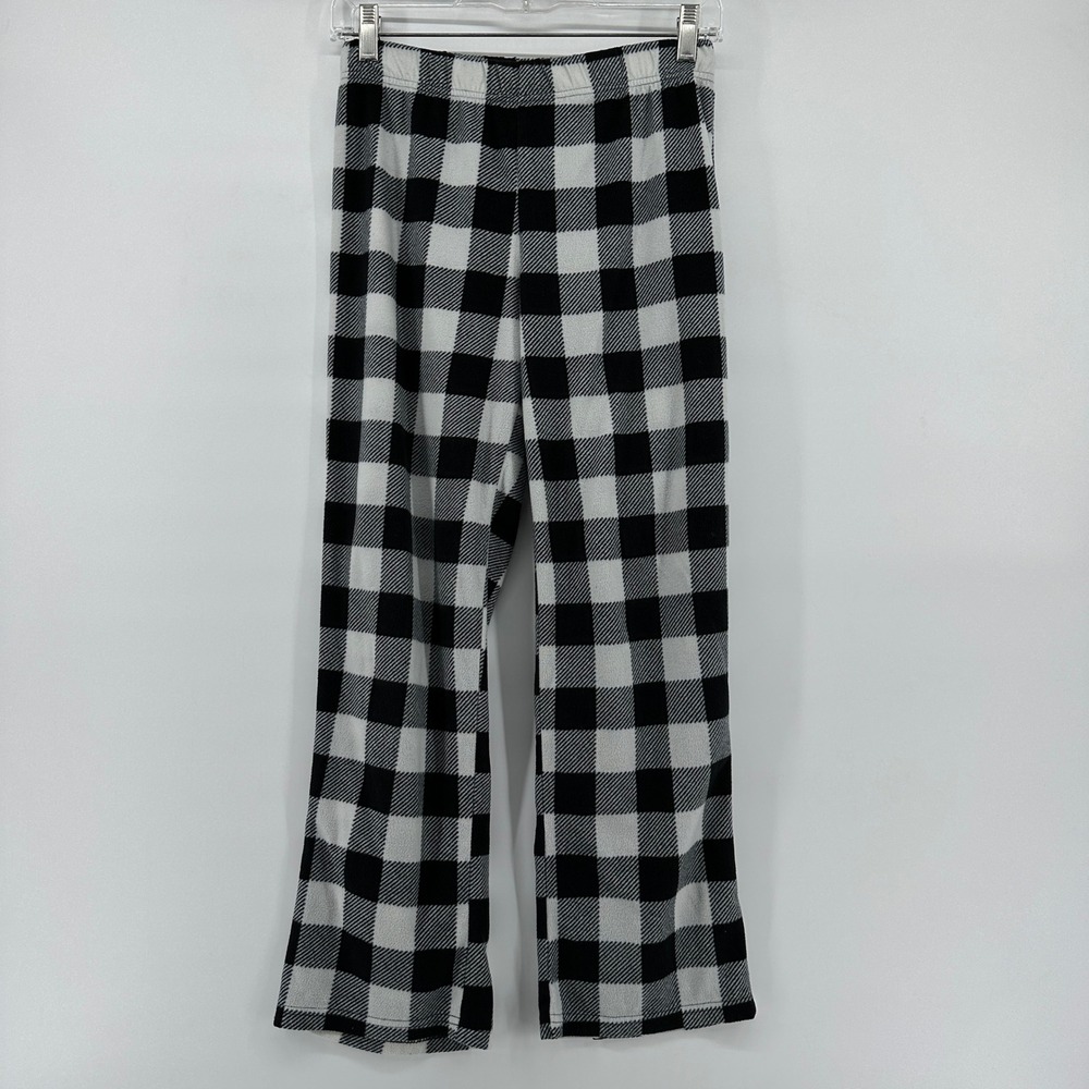 Wondershop Target Kids Size 12 Black White Buffalo Plaid Pajama Pants Sleepwear